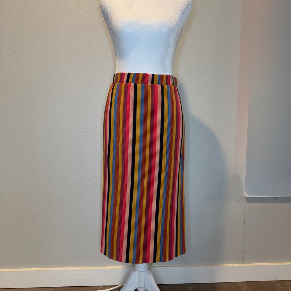Wild‎ Fable Multicolor Striped Women's Skirt Pleated Size Medium